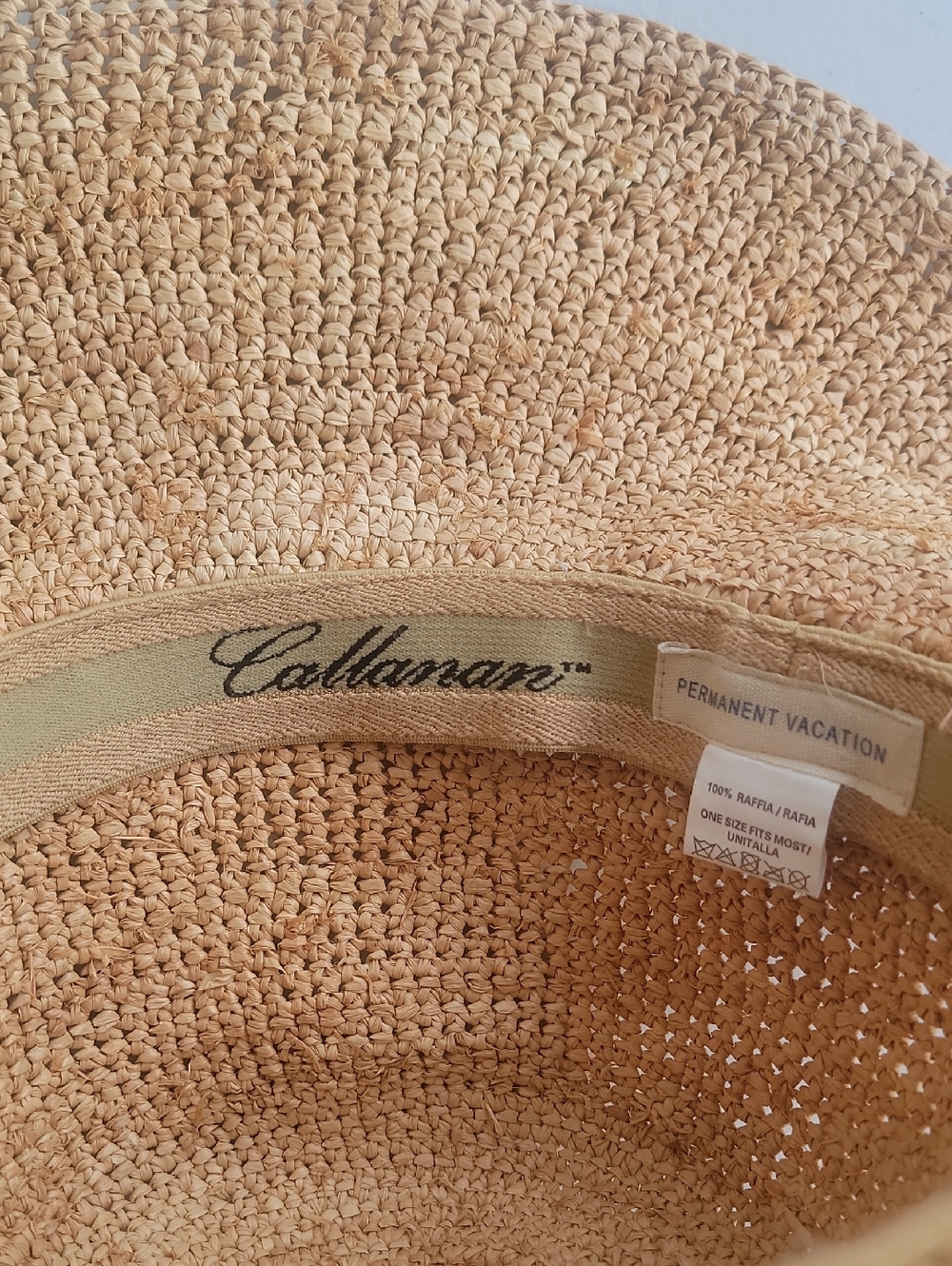 Callanan Woven Rafia Sun Hat - Picture 4 of 5